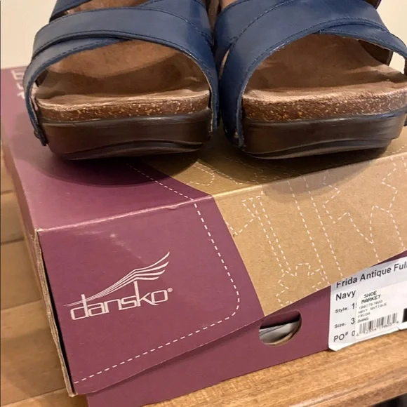 Dansko Women's Blue Strappy Sandals - Picture 8 of 11